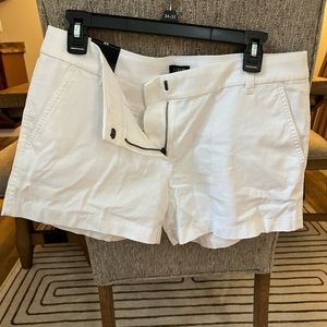 NWT White chino shorts, size 10, 3.5 inch from J Crew
